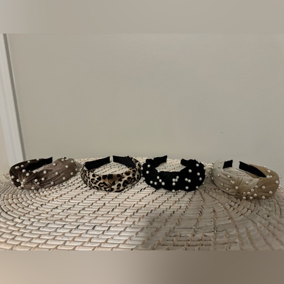 Pearl and cheetah headbands - unworn - Picture 3 of 3